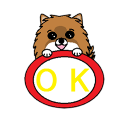 I LOVE POMERANIAN sticker #7093120