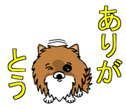 I LOVE POMERANIAN sticker #7093125