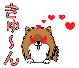 I LOVE POMERANIAN sticker #7093143