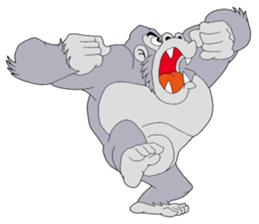 Mr.GORILLA MAN sticker #7093480