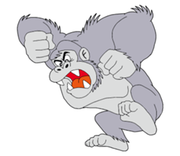 Mr.GORILLA MAN sticker #7093481