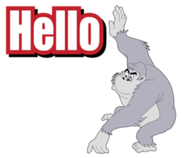 Mr.GORILLA MAN sticker #7093483