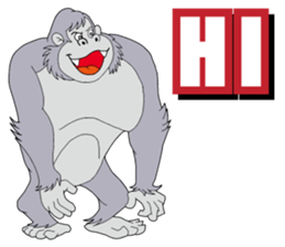 Mr.GORILLA MAN sticker #7093484