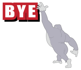 Mr.GORILLA MAN sticker #7093487