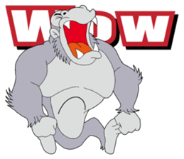 Mr.GORILLA MAN sticker #7093492