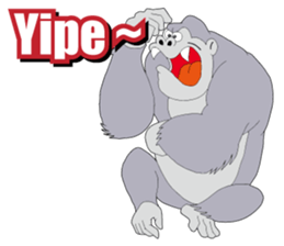 Mr.GORILLA MAN sticker #7093493