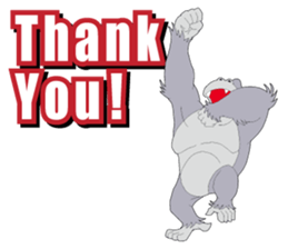 Mr.GORILLA MAN sticker #7093495