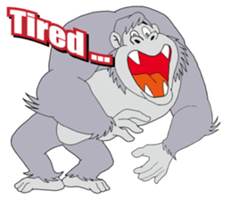 Mr.GORILLA MAN sticker #7093498