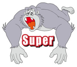 Mr.GORILLA MAN sticker #7093499