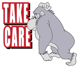 Mr.GORILLA MAN sticker #7093503