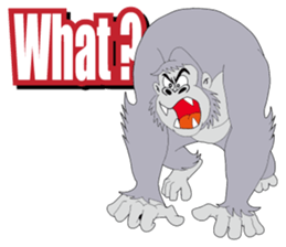 Mr.GORILLA MAN sticker #7093507