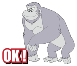 Mr.GORILLA MAN sticker #7093511