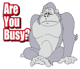 Mr.GORILLA MAN sticker #7093513