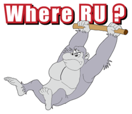 Mr.GORILLA MAN sticker #7093515