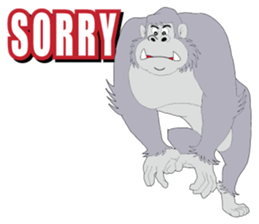 Mr.GORILLA MAN sticker #7093517