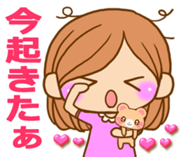 Pretty girl by rurue sticker #7093761