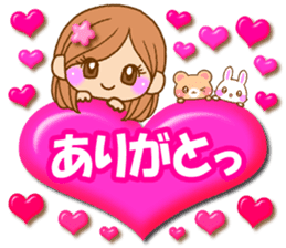 Pretty girl by rurue sticker #7093768