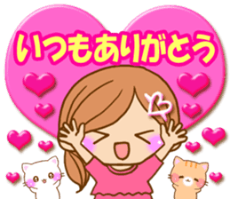 Pretty girl by rurue sticker #7093769