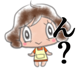 Cheerful mom sticker sticker #7093862