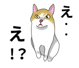 Lazy cat sticker sticker #7093964