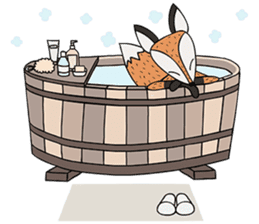 Kitsune the Slow Life Fox sticker #7094083