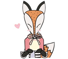 Kitsune the Slow Life Fox sticker #7094086