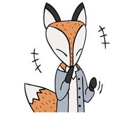 Kitsune the Slow Life Fox sticker #7094088