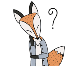 Kitsune the Slow Life Fox sticker #7094089