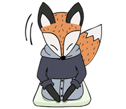 Kitsune the Slow Life Fox sticker #7094091