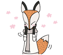Kitsune the Slow Life Fox sticker #7094095