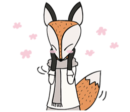 Kitsune the Slow Life Fox sticker #7094095