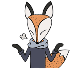 Kitsune the Slow Life Fox sticker #7094101