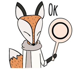 Kitsune the Slow Life Fox sticker #7094106