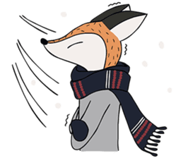 Kitsune the Slow Life Fox sticker #7094111