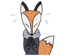Kitsune the Slow Life Fox sticker #7094112