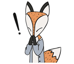 Kitsune the Slow Life Fox sticker #7094115