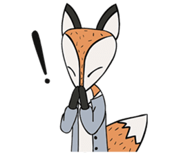 Kitsune the Slow Life Fox sticker #7094115