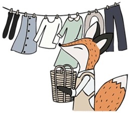 Kitsune the Slow Life Fox sticker #7094116