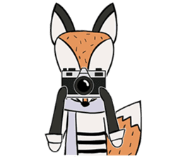 Kitsune the Slow Life Fox sticker #7094119