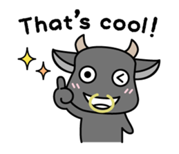 Japanese black beef 100% -English ver.- sticker #7094321