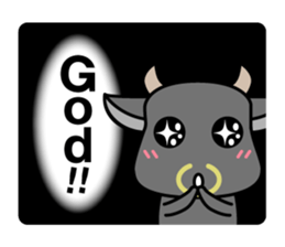 Japanese black beef 100% -English ver.- sticker #7094351