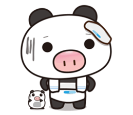Pig Bunny Baby & Pig Bear III(True love) sticker #7094607