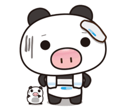 Pig Bunny Baby & Pig Bear III(True love) sticker #7094607