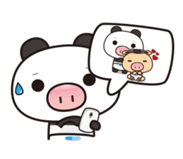 Pig Bunny Baby & Pig Bear III(True love) sticker #7094623