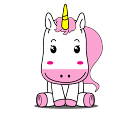 Unicorn is always single minded person. sticker #7095960