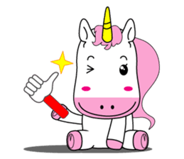 Unicorn is always single minded person. sticker #7095963