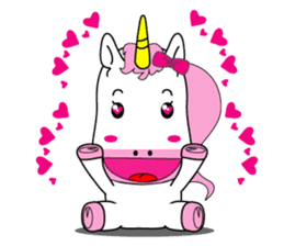 Unicorn is always single minded person. sticker #7095965