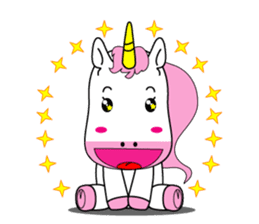 Unicorn is always single minded person. sticker #7095966