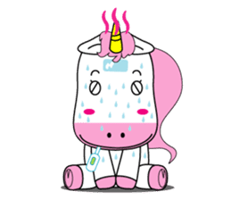 Unicorn is always single minded person. sticker #7095968