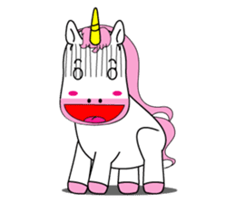 Unicorn is always single minded person. sticker #7095969